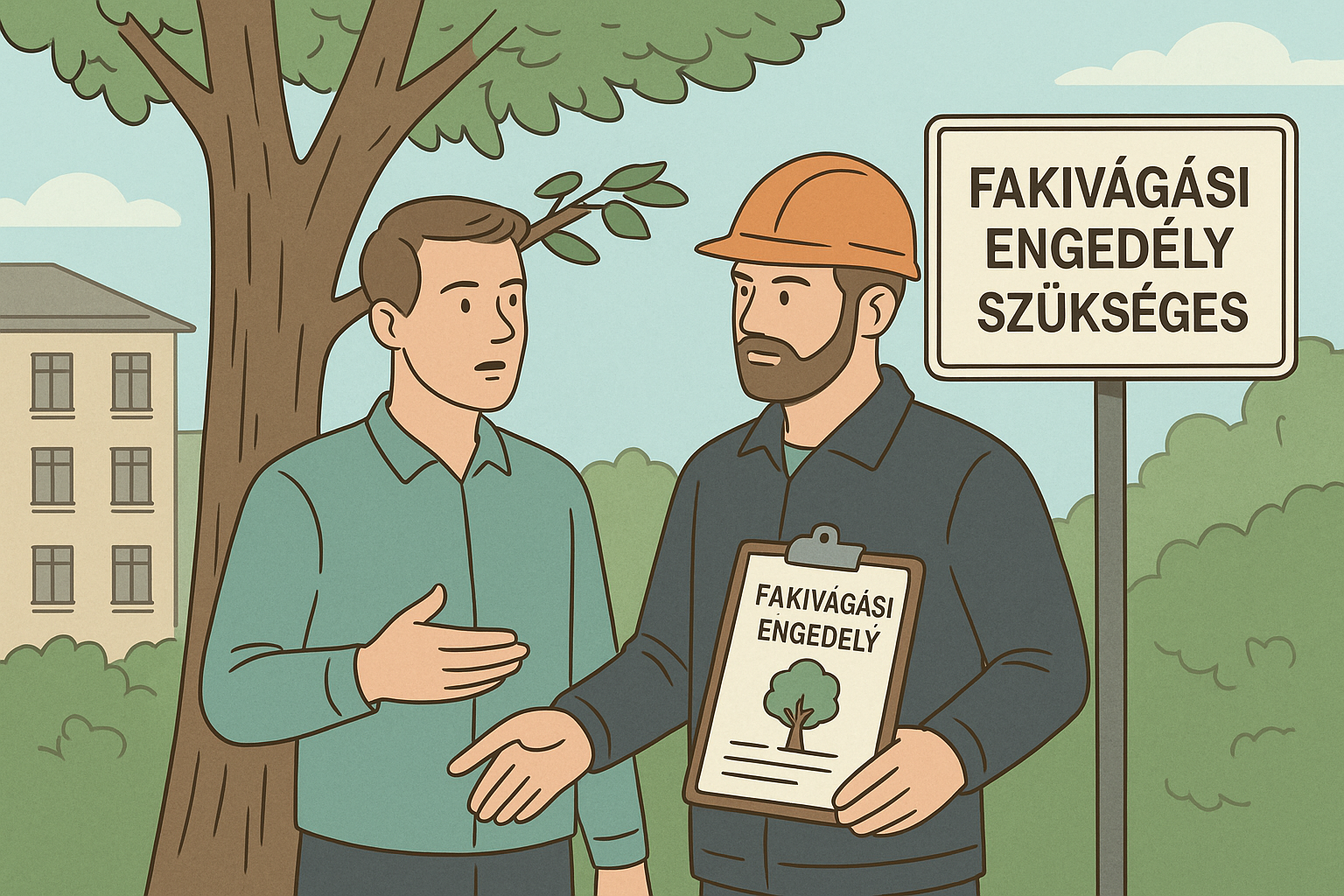 Fakivágás engedélyeztetéssel